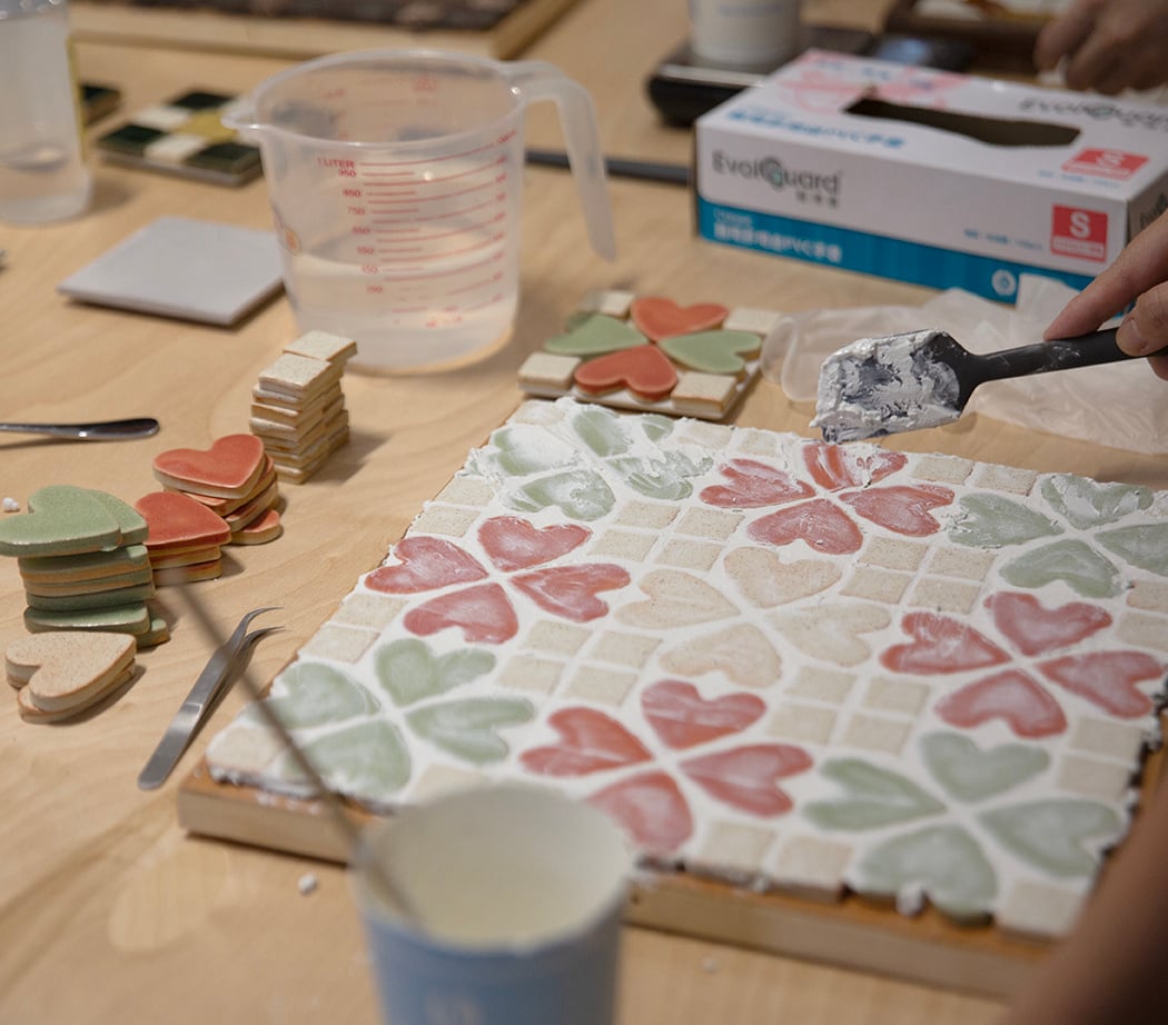 Handmade Clay Tile Making Class 2